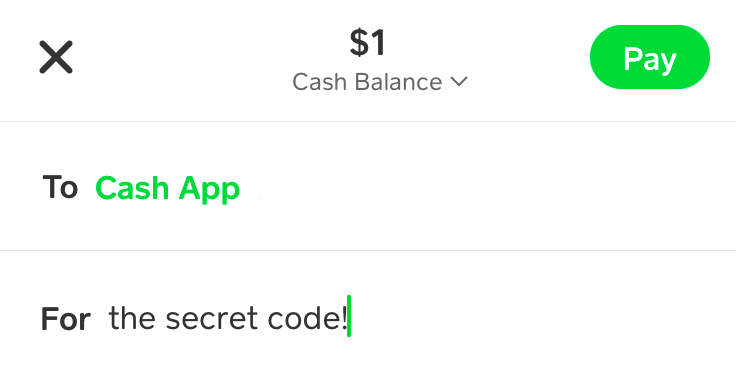 Cash app payments