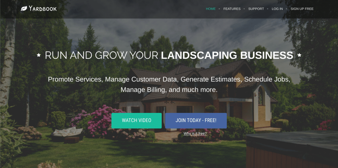 Landscaping crm software Informational