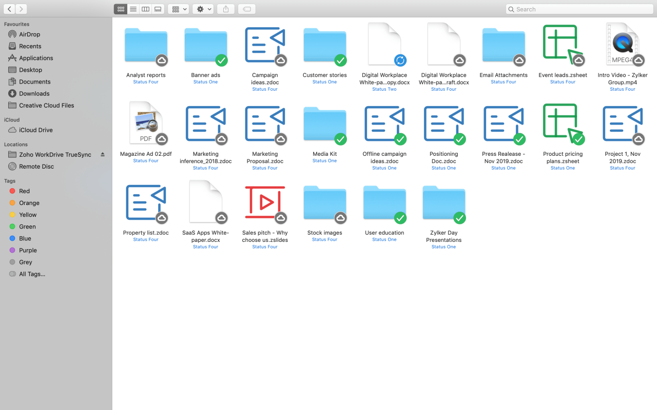 Zoho work drive