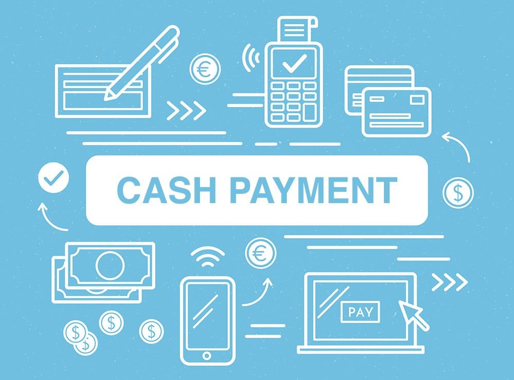 Cash store payment portal