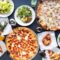 Cash payment pizzeria pizza lunch sunset sunny ray day