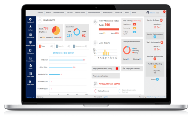Payroll computer software