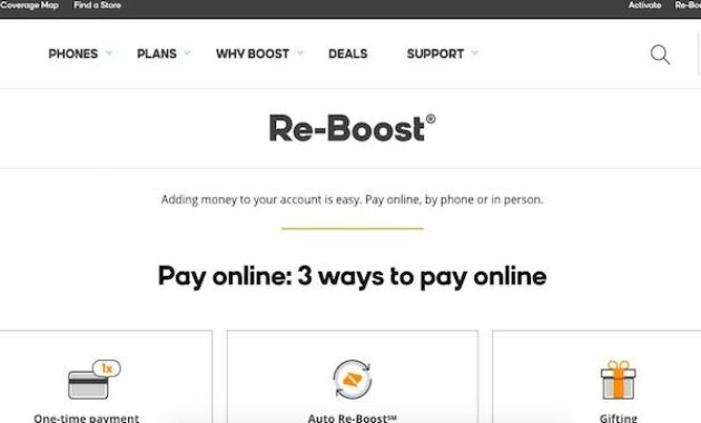 Payment plans for boost mobile