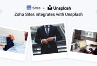 Zoho sites website introducing improved drag blog dynamic backgrounds