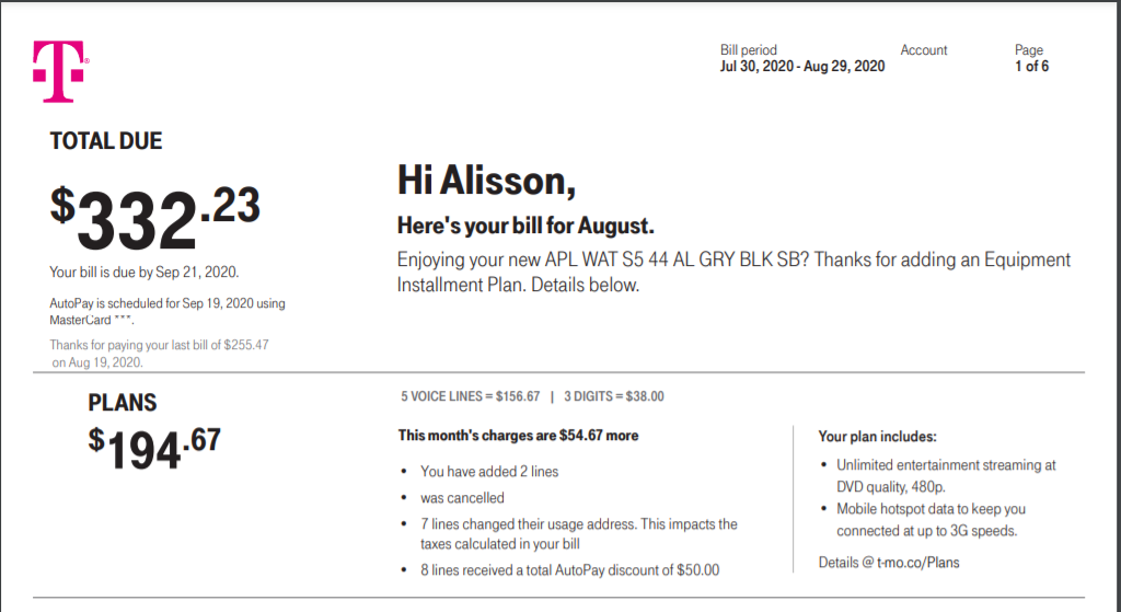 T mobile set up payment arrangement